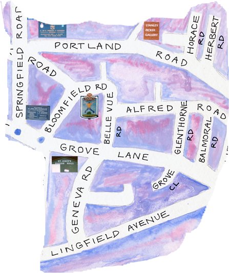 Spring Grove map